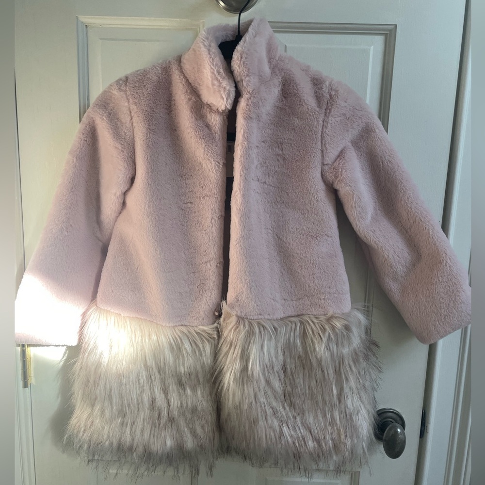 Imoga Girls Faux Fur Jacket Size 5